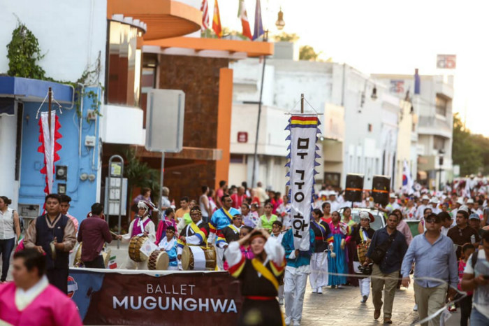El 4 de mayo, se realiza un desfile como una parte de la celebración del Día de Corea en la ciudad de Mérida, Yucatán; México. | Facebook de Ayuntamiento de Mérida